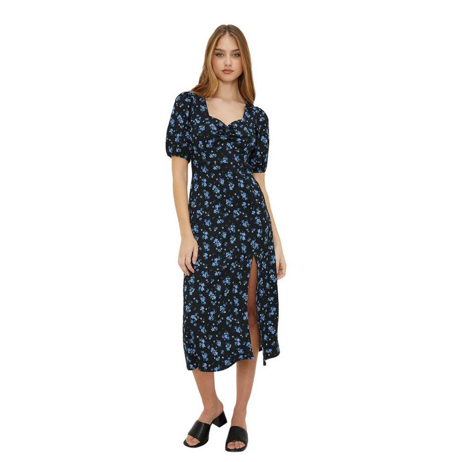 Dorothy Perkins Abito Midi Scollo a Cuore Fantasia Floreale  