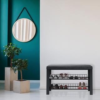 Northix Schuhbank mit Ablage  