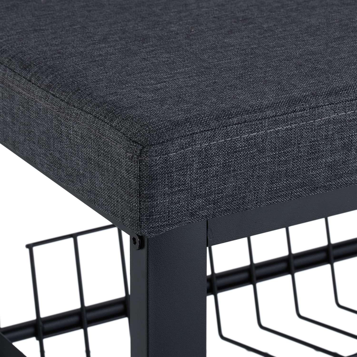 Northix Schuhbank mit Ablage  