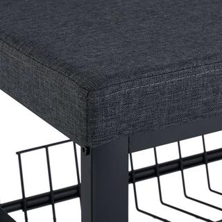 Northix Schuhbank mit Ablage  