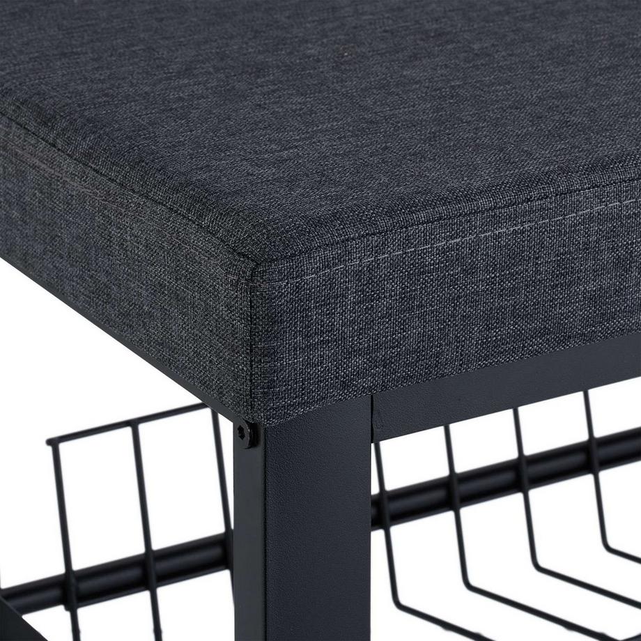 Northix Banc à chaussures avec étagère  