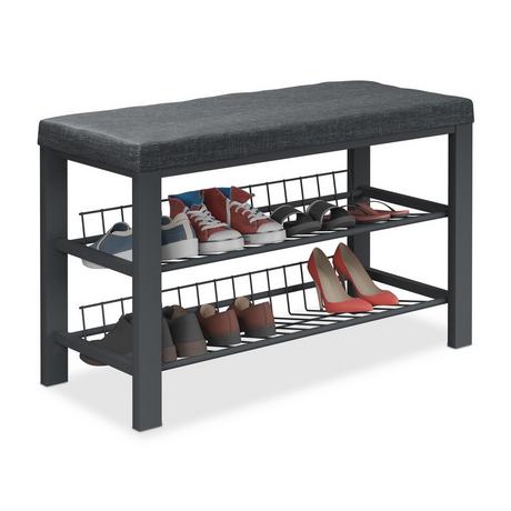 Northix Schuhbank mit Ablage  