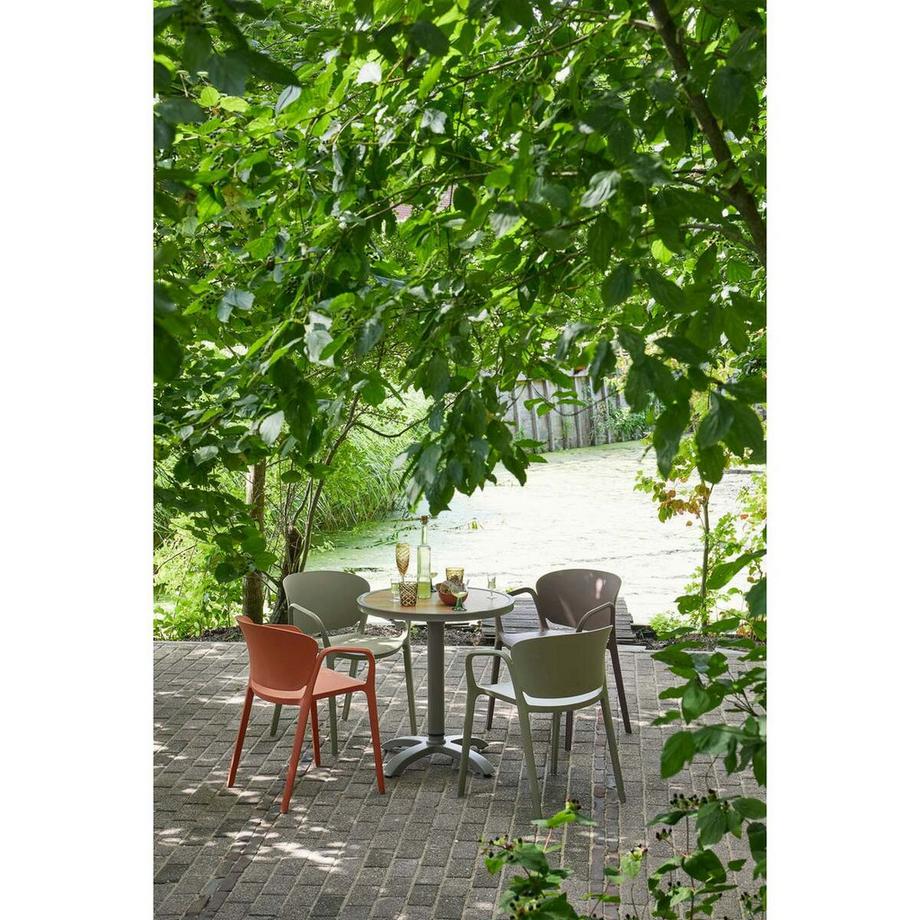 mutoni living Chaise de jardin Bent vert  