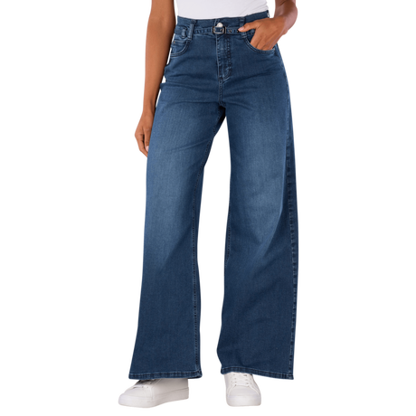 ANGELS Liva Belt Wide Leg Jeans  
