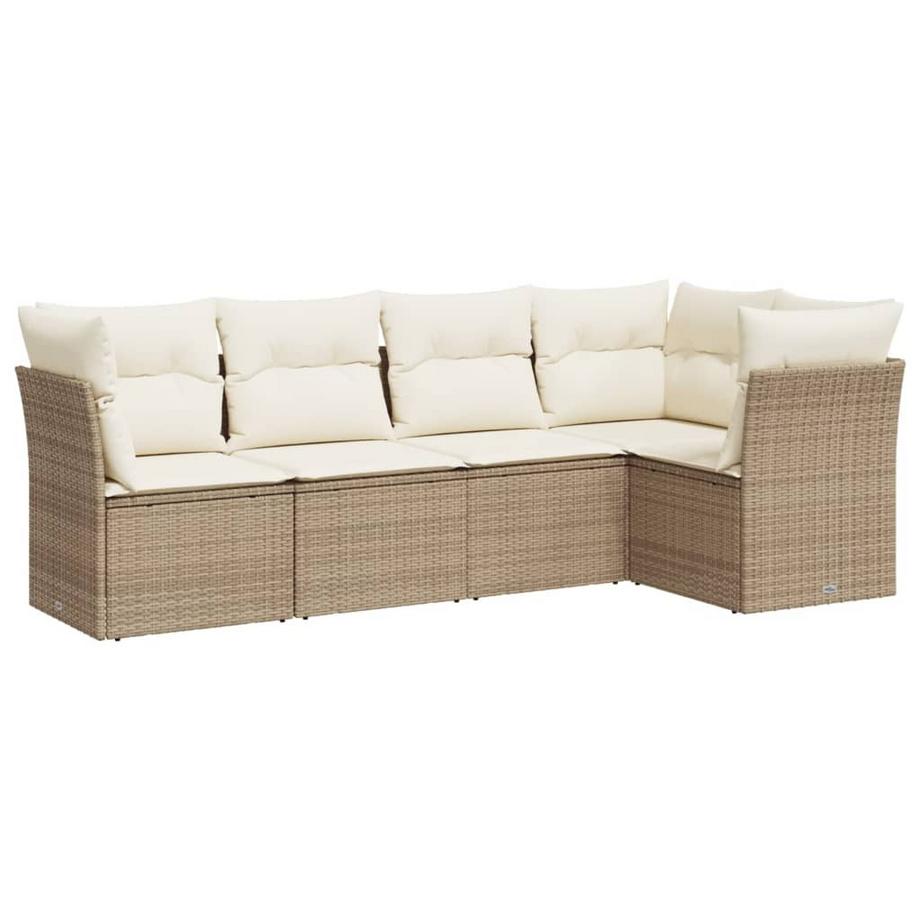 set divano da giardino Polirattan