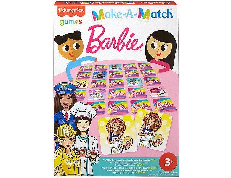 Fisher Price  Games Barbie Make-a-Match 