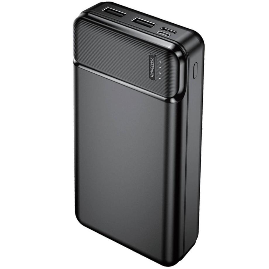 Powerbank 20000mAh 2 USB, Maxlife - Noir