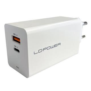 LC-POWER  LC-CH-GAN-65 Ladegerät für Mobilgeräte Weiß Indoor 