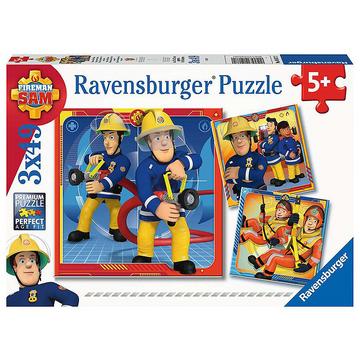 Ravensburger puzzel Onze held Sam - 3x 49 stukjes