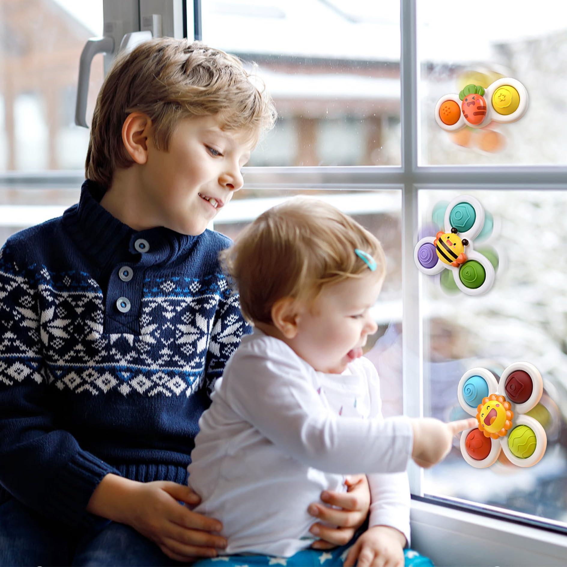 Activity-board  Jouet à ventouse Jouet sensoriel pour bébé Jouet pivotant à ventouse 