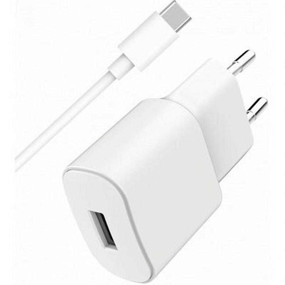 WOW  USB-A 2.4A Fast Charge Netzladegerät + USB-A / USB-C Kabel 