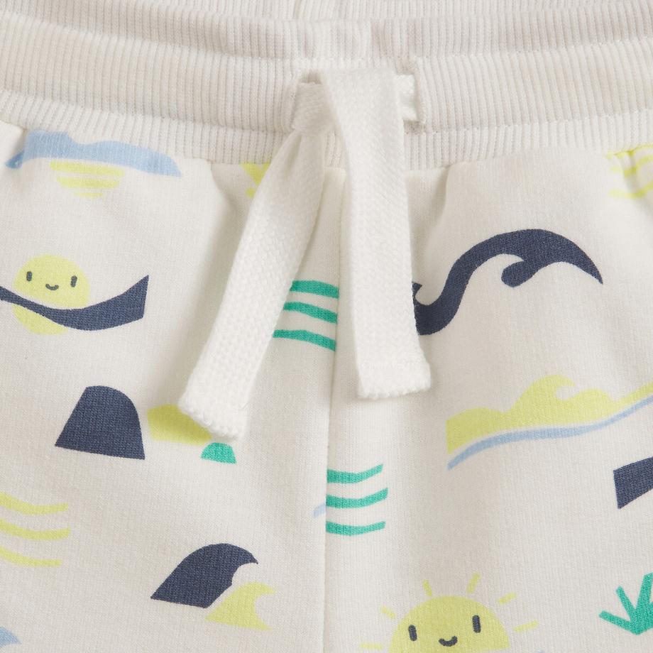 La Redoute Collections  Lot de 2 shorts en molleton imprimé 