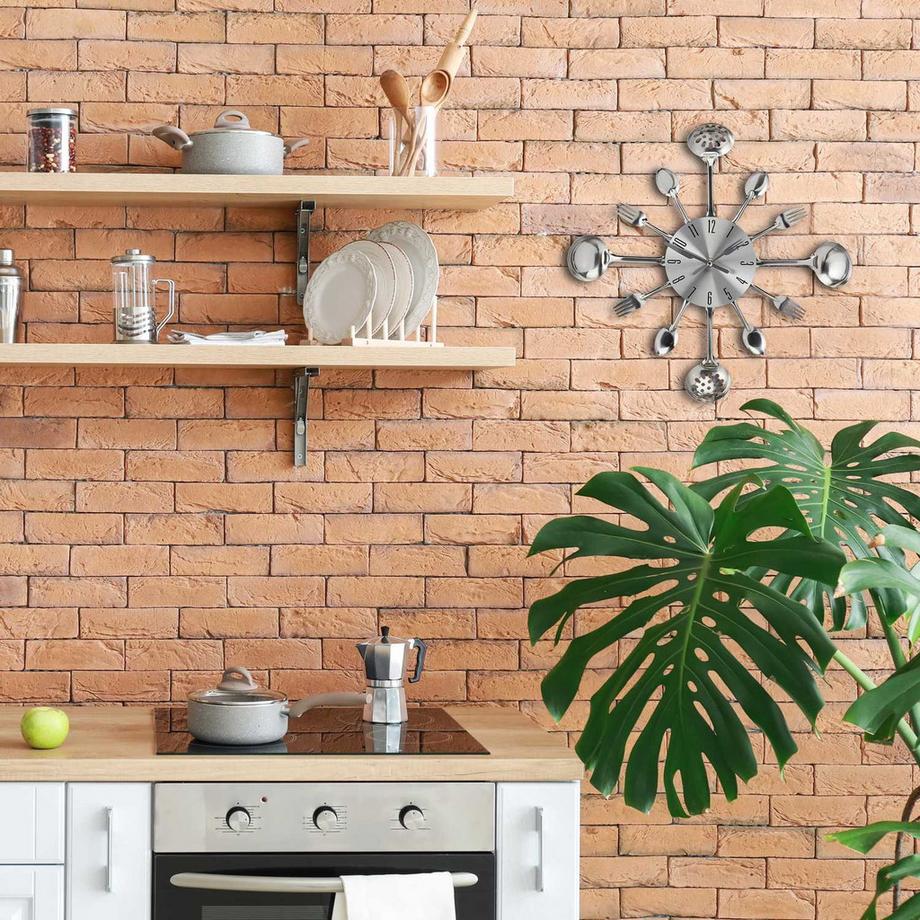 Northix Horloge murale couverts  