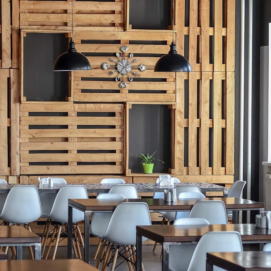 Northix Horloge murale couverts  