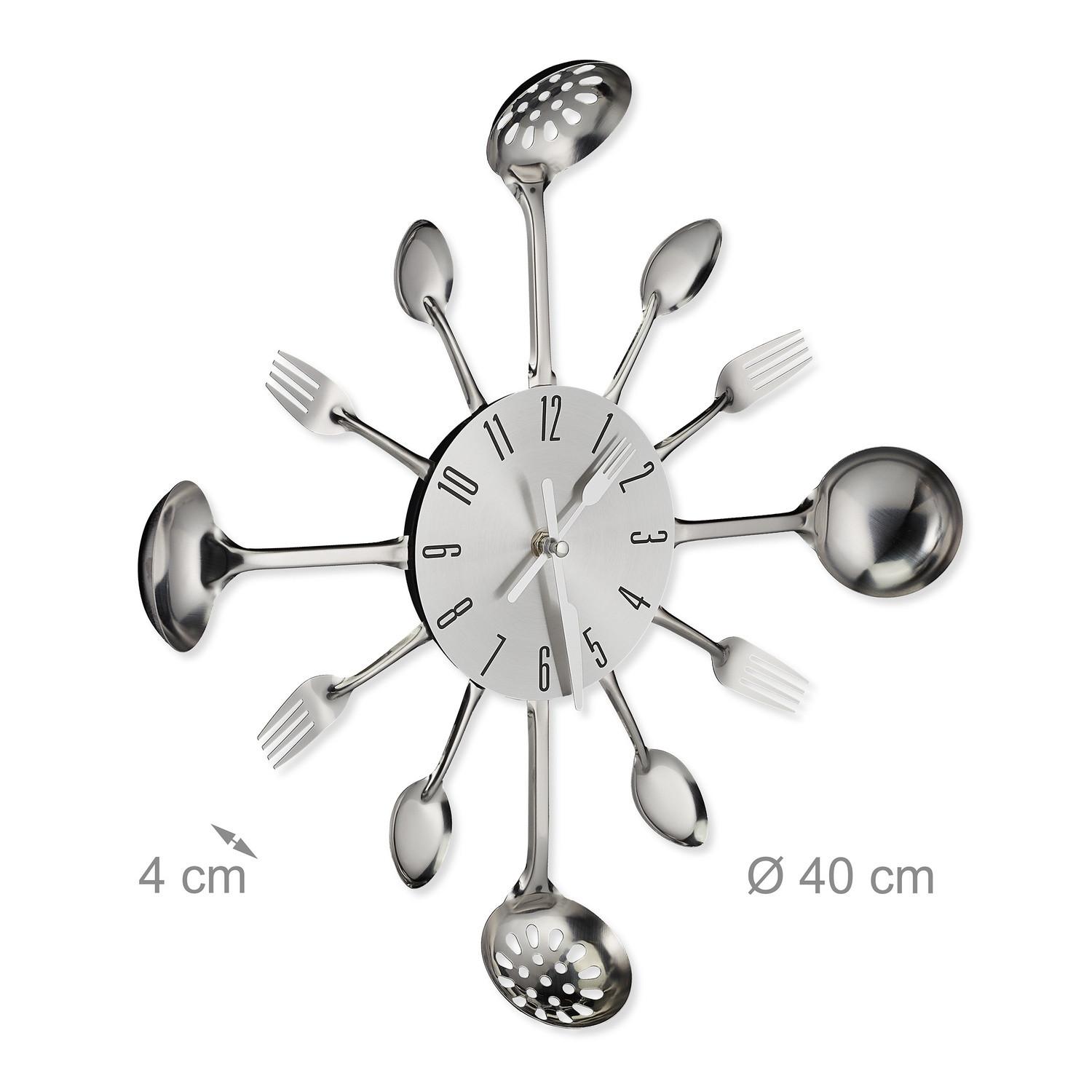 Northix Wanduhr Besteck  