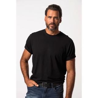 JP1880  T-shirt basic di cotone pettinato con scollo a girocollo, disponibile fino alla taglia 8XL 