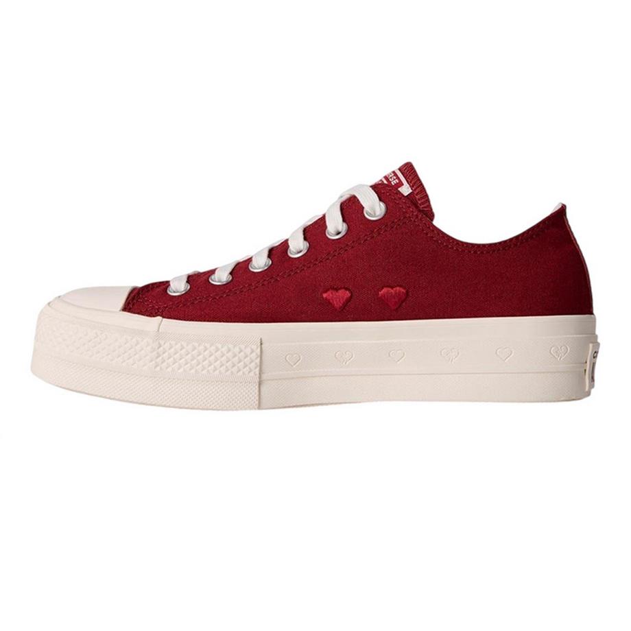 CONVERSE Scarpe Chuck Taylor con Plateau in Tela  