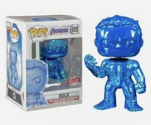 Funko  POP - Avengers - 499 - End Game - Blue Chrome Special Edition - Hulk 