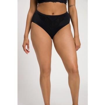 Culotte maxi en microfibres, avec dentelle