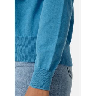 CASH-MERE.CH  Pullover ras du cou en laine et cachemire , style oversize 