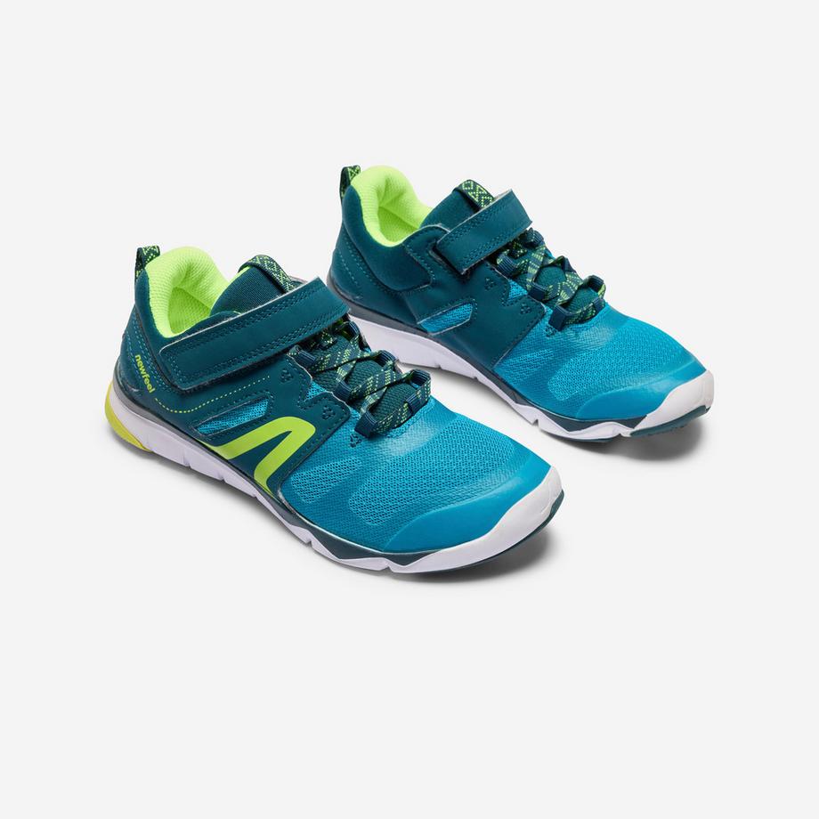 DECATHLON PW 540 Kinder Walking Schuhe Blau Grün  