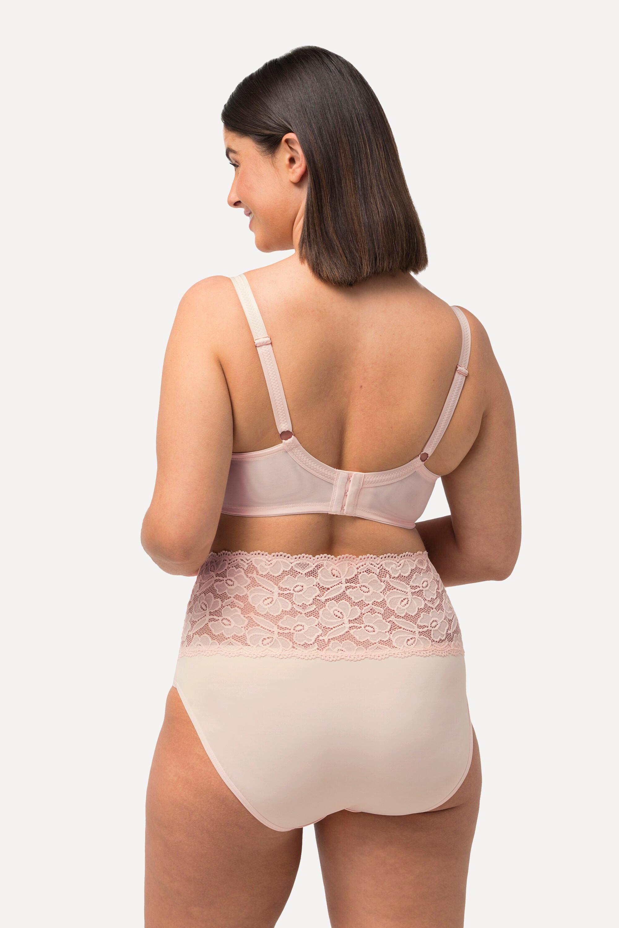 Ulla Popken  Reggiseno con ferretto, pizzo e coppa C-F 