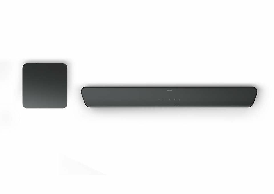 PHILIPS  Philips TAB5309/10 altoparlante soundbar Grigio 2.1 canali 120 W 