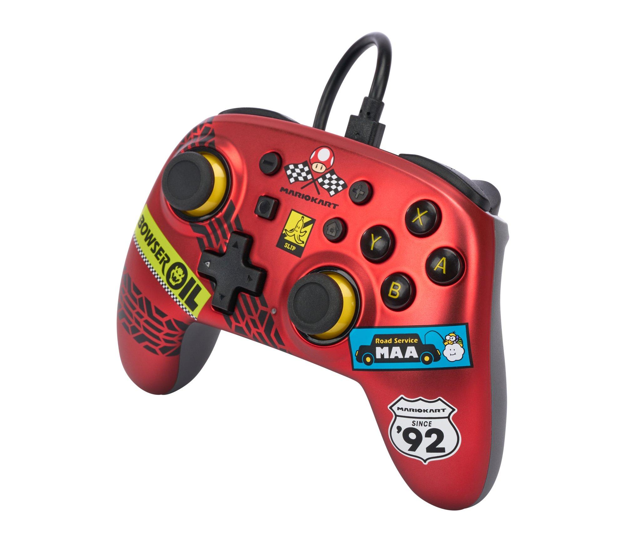 POWER A  Wired Nano Controller NSW NSGP0124-01 Mario Kart 