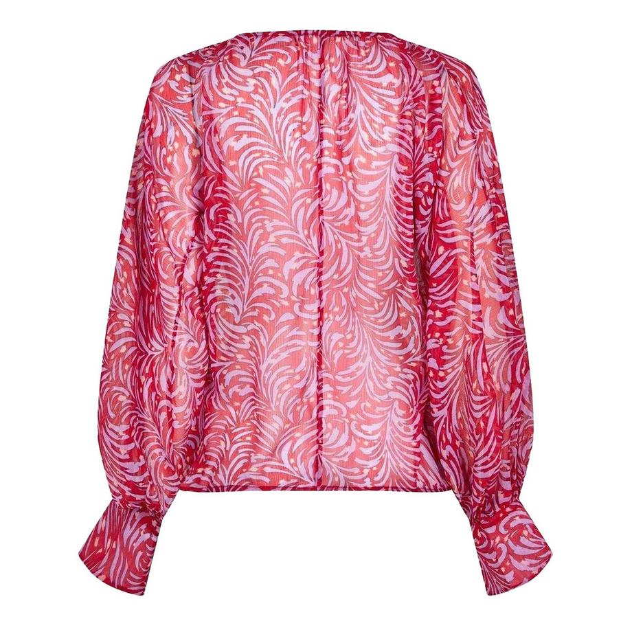 FRENCH CONNECTION Blouse Manches Bouffantes Motiftyle Abstrait Amy  