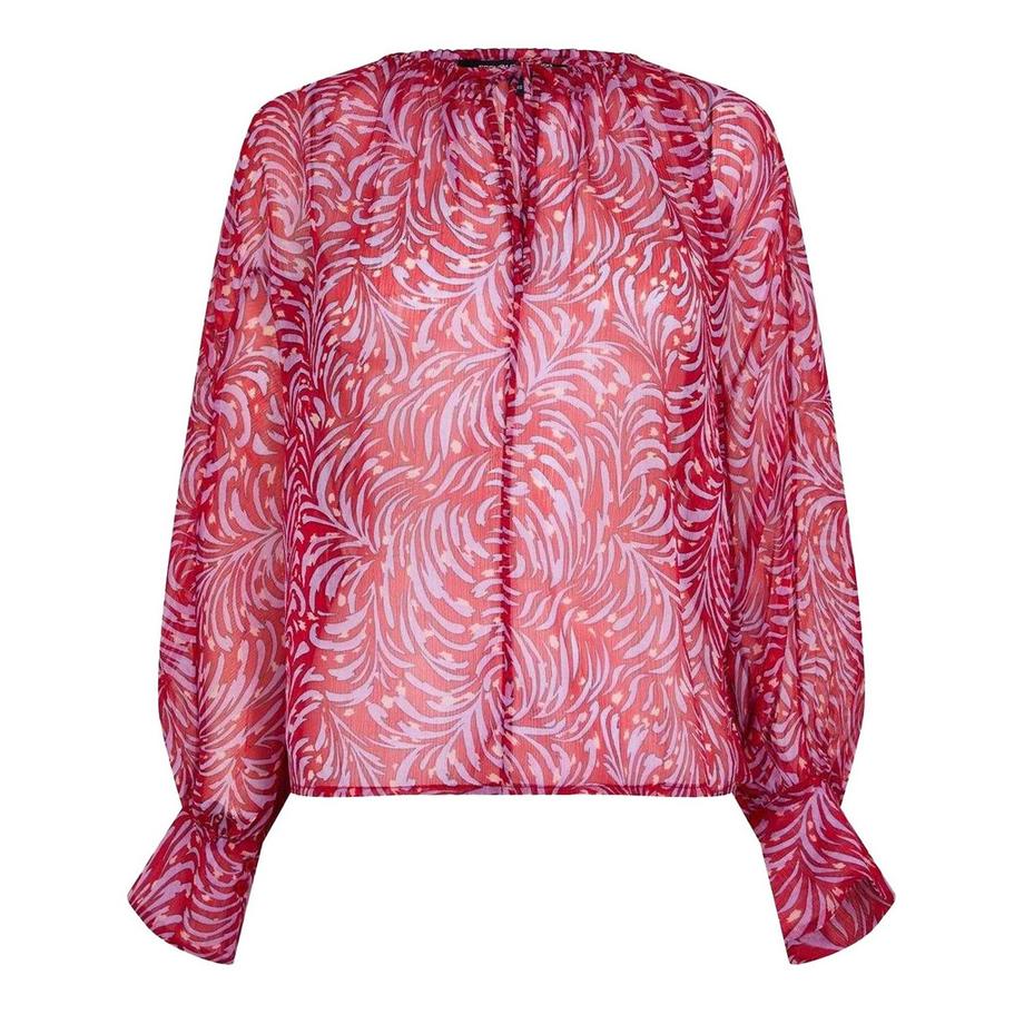 Blouse Manches Bouffantes Motiftyle Abstrait Amy