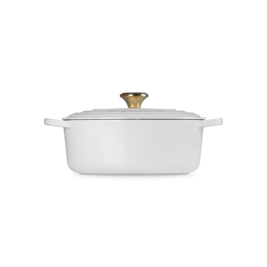 LE CREUSET Signature cocotte oval  27 cm White  
