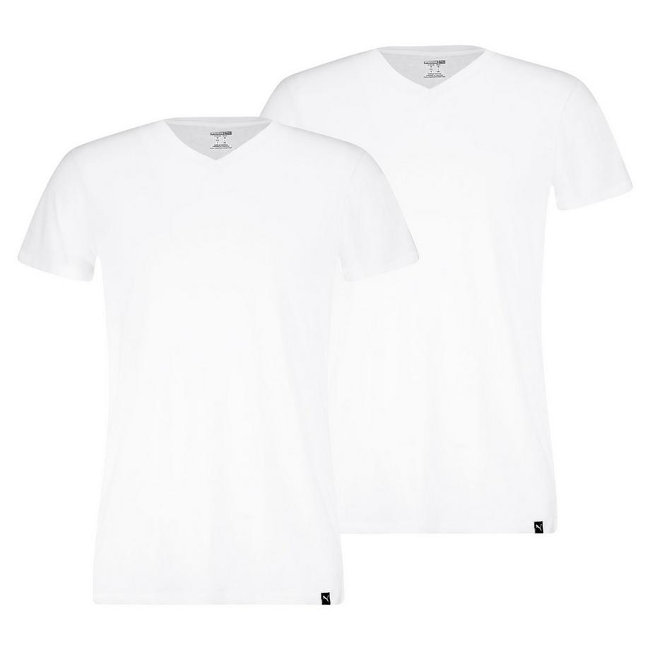 Maglietta Uomini Confezione da 2 Vestibilità confortevole-V-Neck Tee 2P