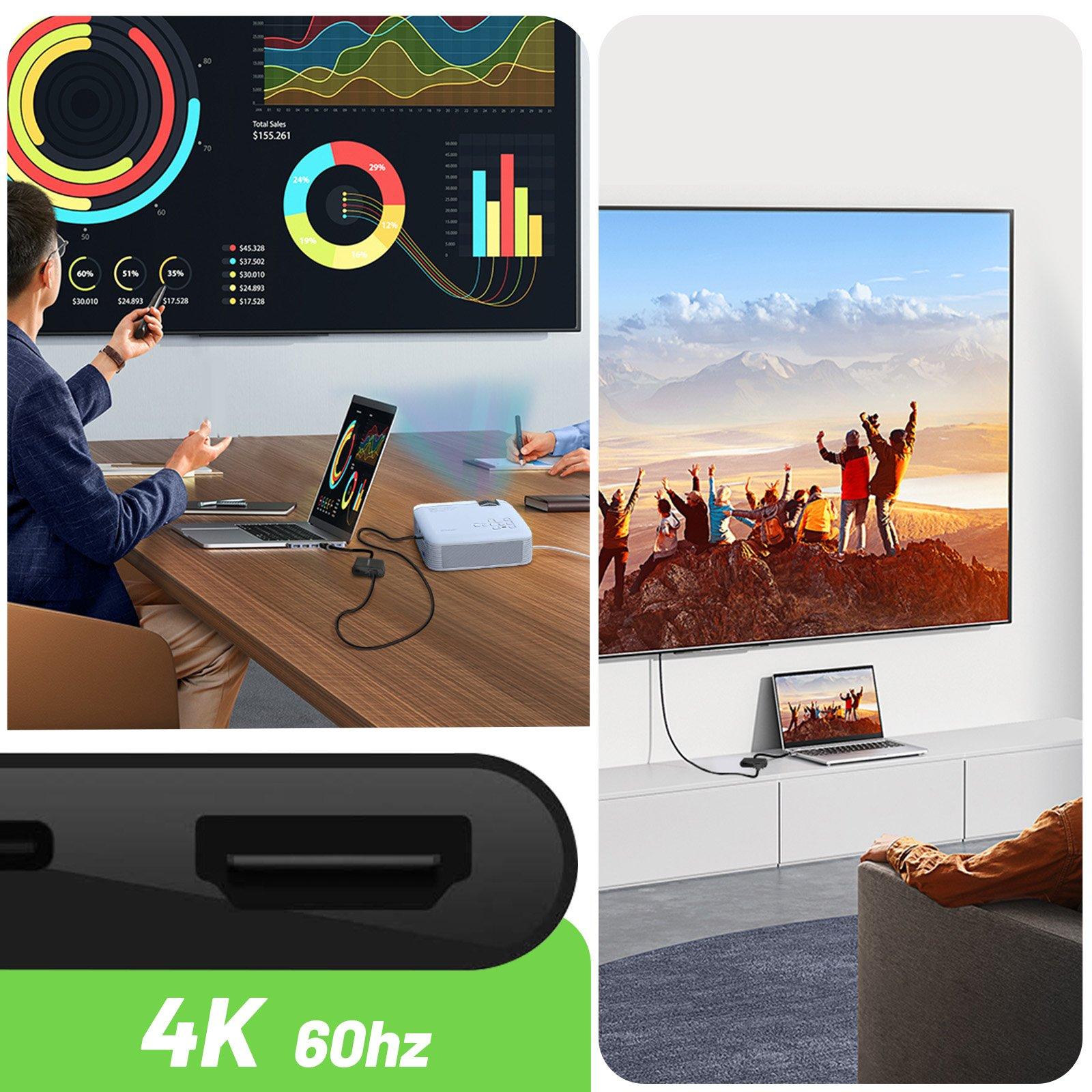 belkin  Adaptateur USB-C vers HDMI/USB-C Belkin 