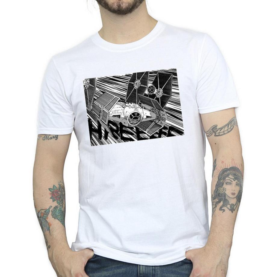 STAR WARS Maglietta con Stampa Grafica  