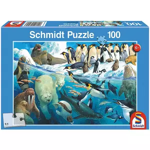 Puzzle Tiere am Polarkreis (100Teile)
