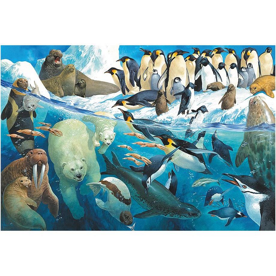 Schmidt  Puzzle Tiere am Polarkreis (100Teile) 