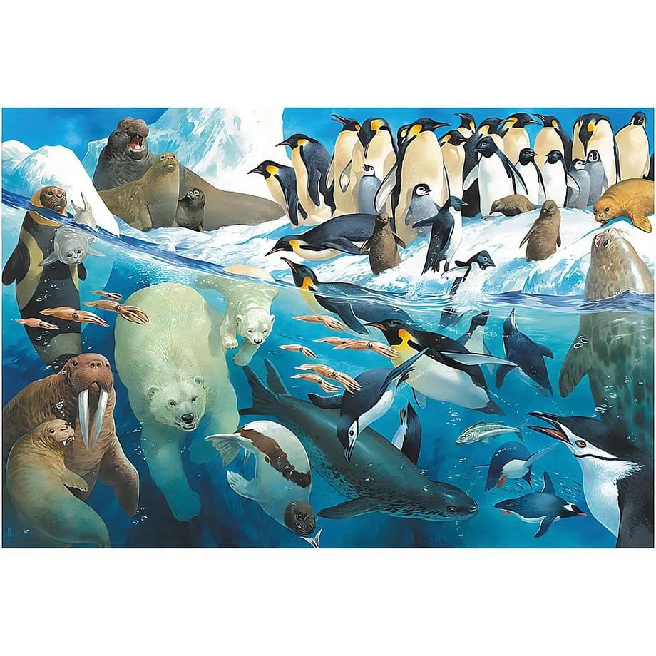 Schmidt  Puzzle Tiere am Polarkreis (100Teile) 
