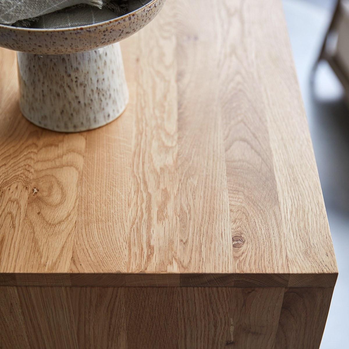 Tikamoon Libreria bassa in quercia massello Miho  