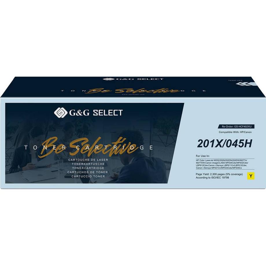 G&G  Kompatibel mit HP 201X Canon 045H Toner - Marke: Select 