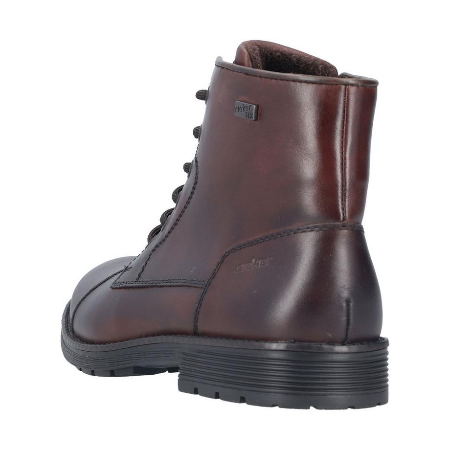 Rieker Stivaletto con lacci e zip laterale interno  