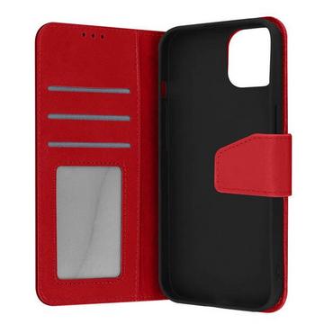 Custodia in Pelle iPhone 13 Mini Rossa