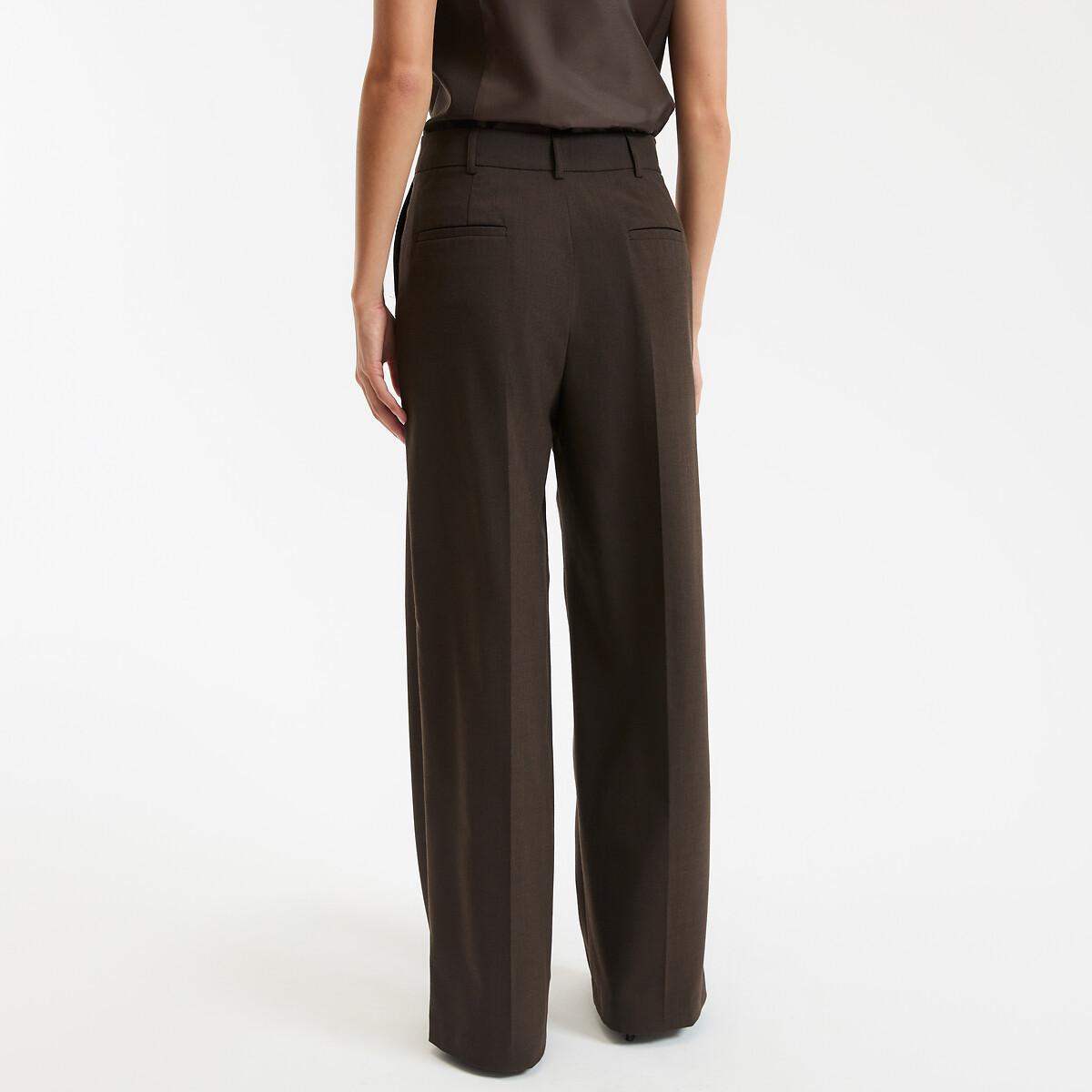 La Redoute Collections Weite Hose mit Bügelfalte  