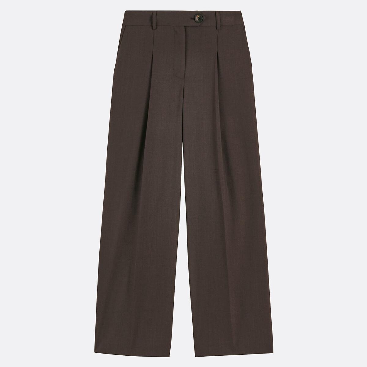 La Redoute Collections Weite Hose mit Bügelfalte  