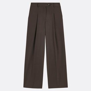La Redoute Collections Weite Hose mit Bügelfalte  
