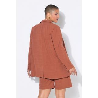 Studio Untold Blazer Misto Lino Doppiopetto Loose Fit  