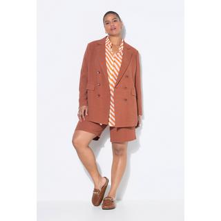 Studio Untold Blazer Misto Lino Doppiopetto Loose Fit  