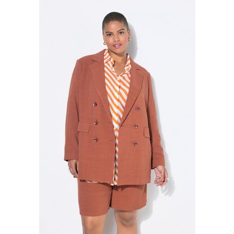 Studio Untold Blazer Misto Lino Doppiopetto Loose Fit  