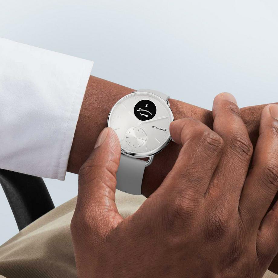 Withings  Montre ScanWatch 2 Withings 38mm Blanc 