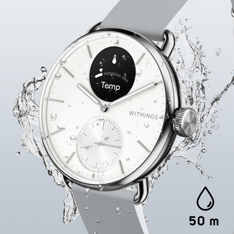 Withings  Montre ScanWatch 2 Withings 38mm Blanc 