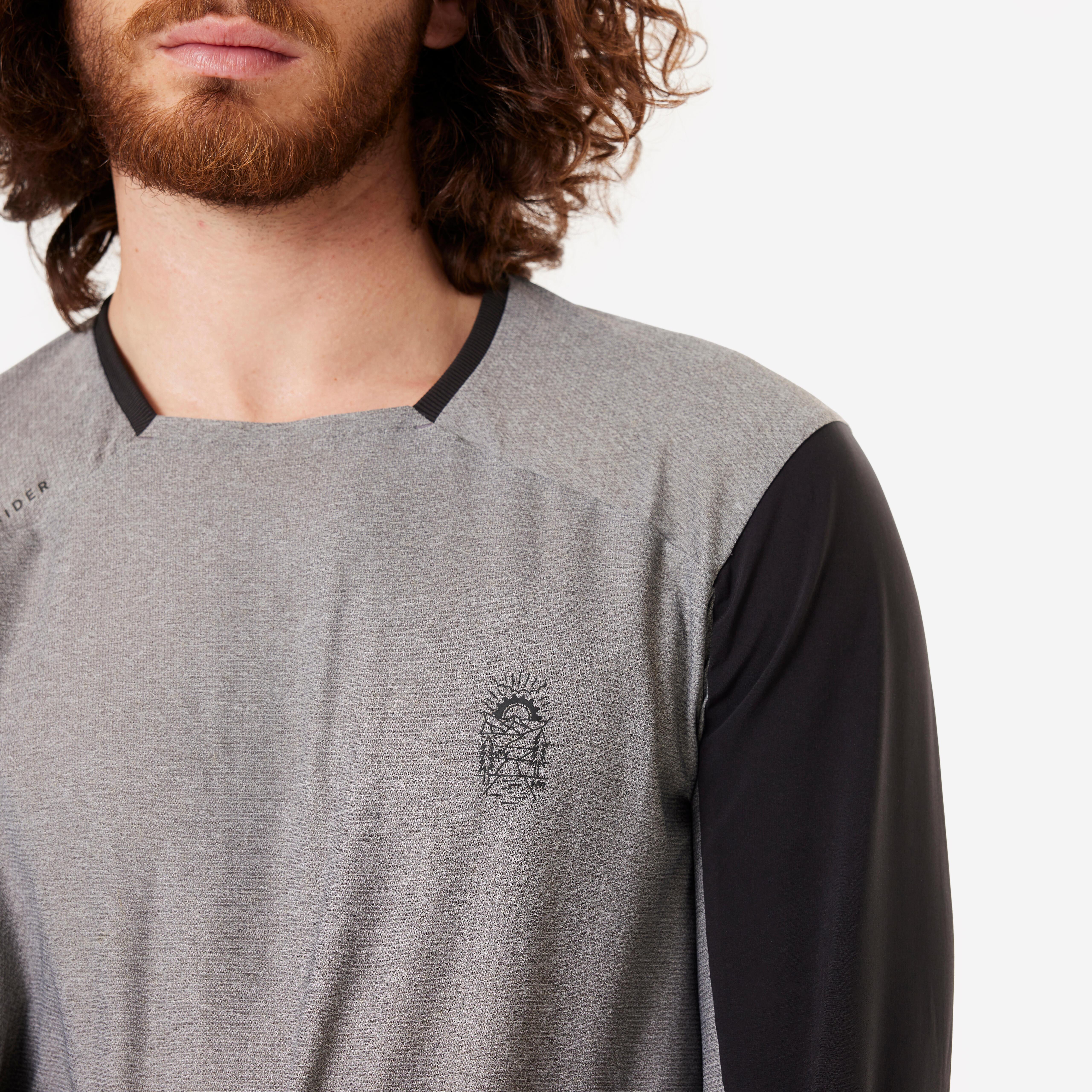 ROCKRIDER  Maillot manches longues homme VTT regular fit polyester 